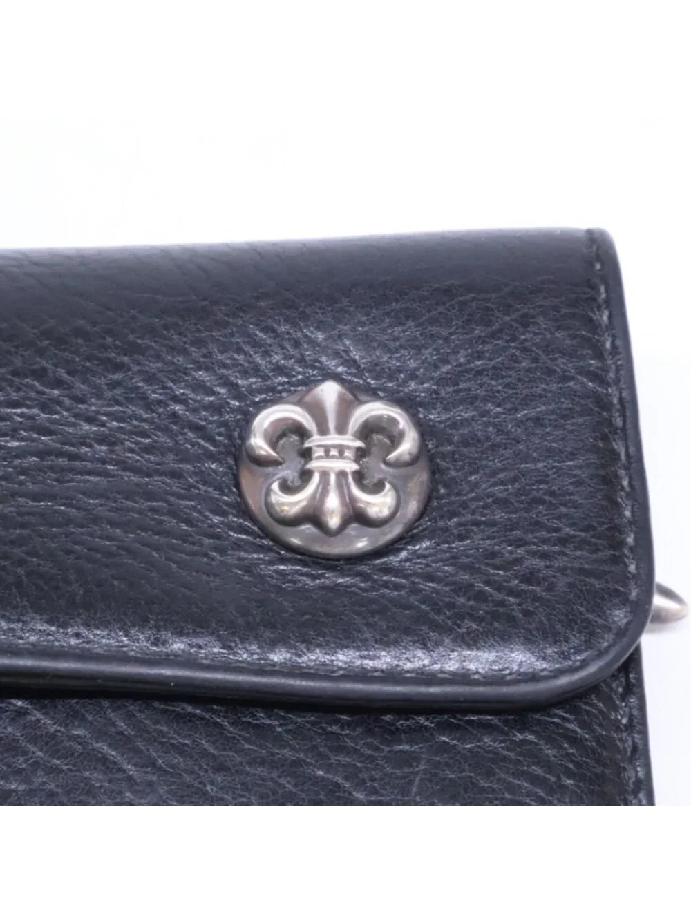 Chrome Hearts Wave BS Fluer Leather Wallet